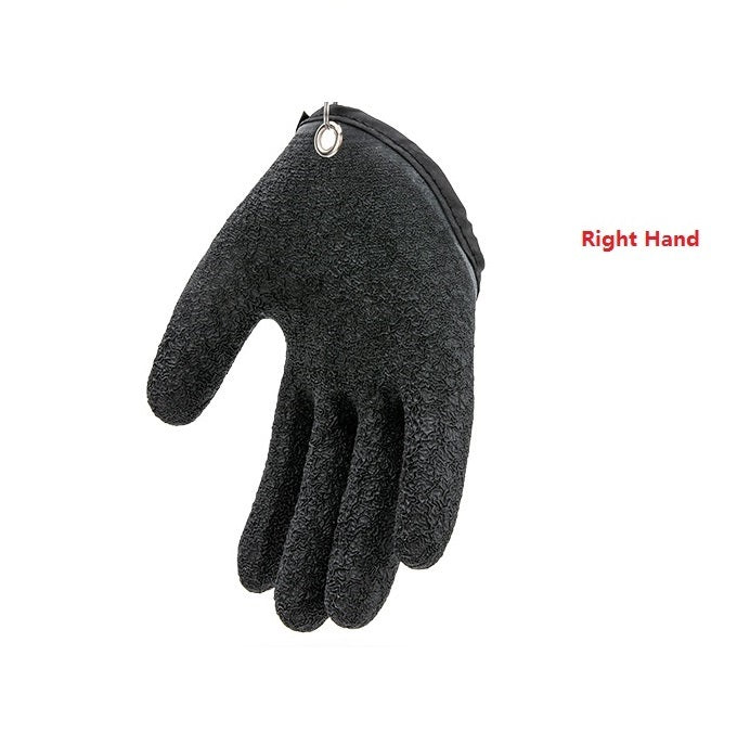 Professional Anti-Slip Fishing Gloves – Puncture & Cut Resistant – Left/Right Hand – Latex Grip for Catching Fish, Hunting & Outdoor Use