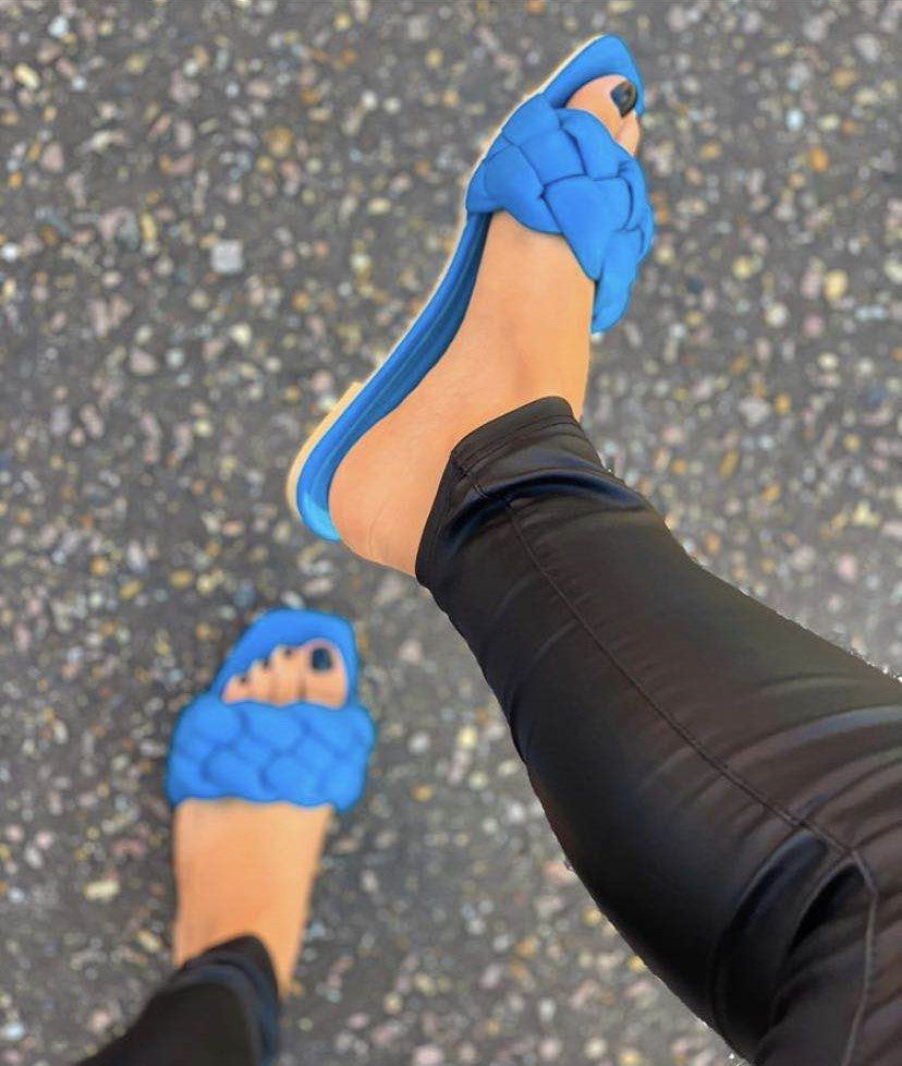 Sponge Woven Slippers Sandals Summer Women's Sandals