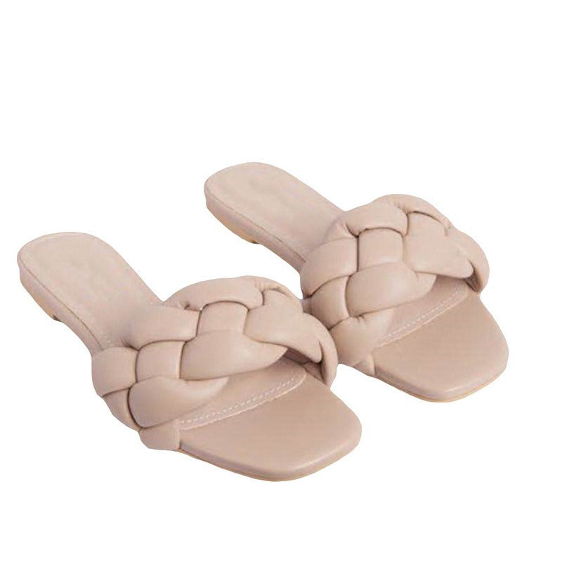 Sponge Woven Slippers Sandals Summer Women's Sandals