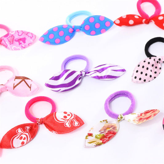 Bunny Ears Hair Tie Head Rope Rubber Band Korea Hair Tie