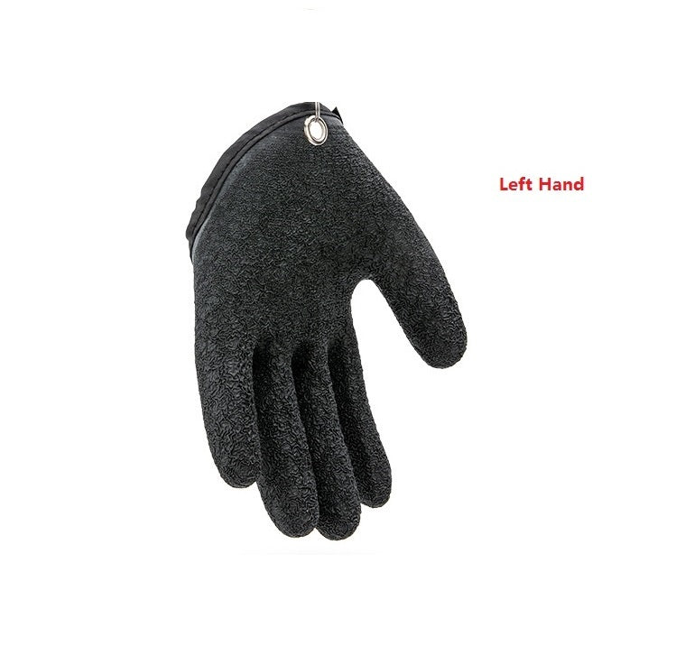 Professional Anti-Slip Fishing Gloves – Puncture & Cut Resistant – Left/Right Hand – Latex Grip for Catching Fish, Hunting & Outdoor Use