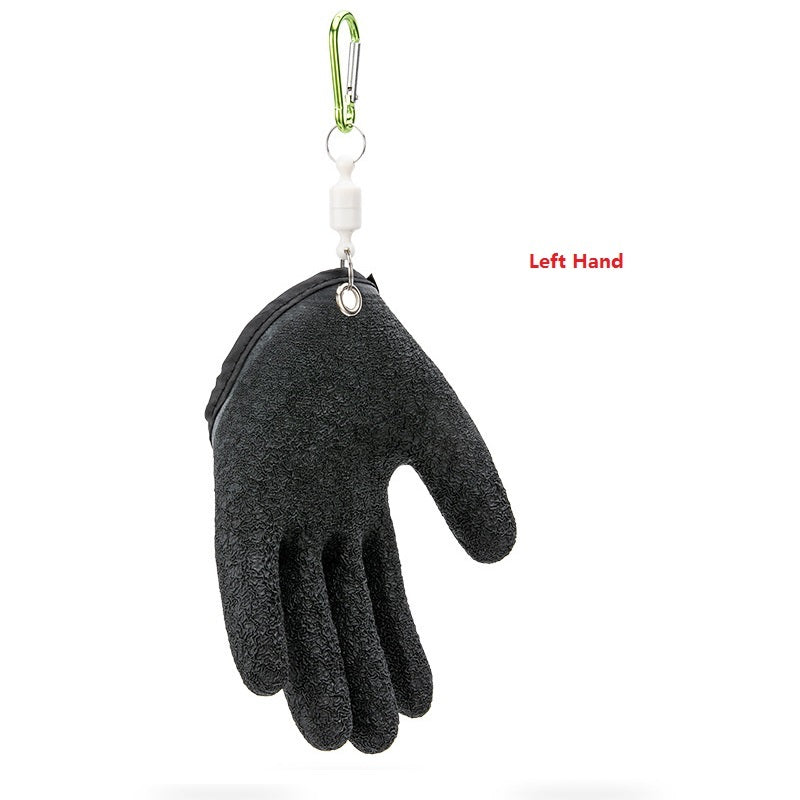 Professional Anti-Slip Fishing Gloves – Puncture & Cut Resistant – Left/Right Hand – Latex Grip for Catching Fish, Hunting & Outdoor Use
