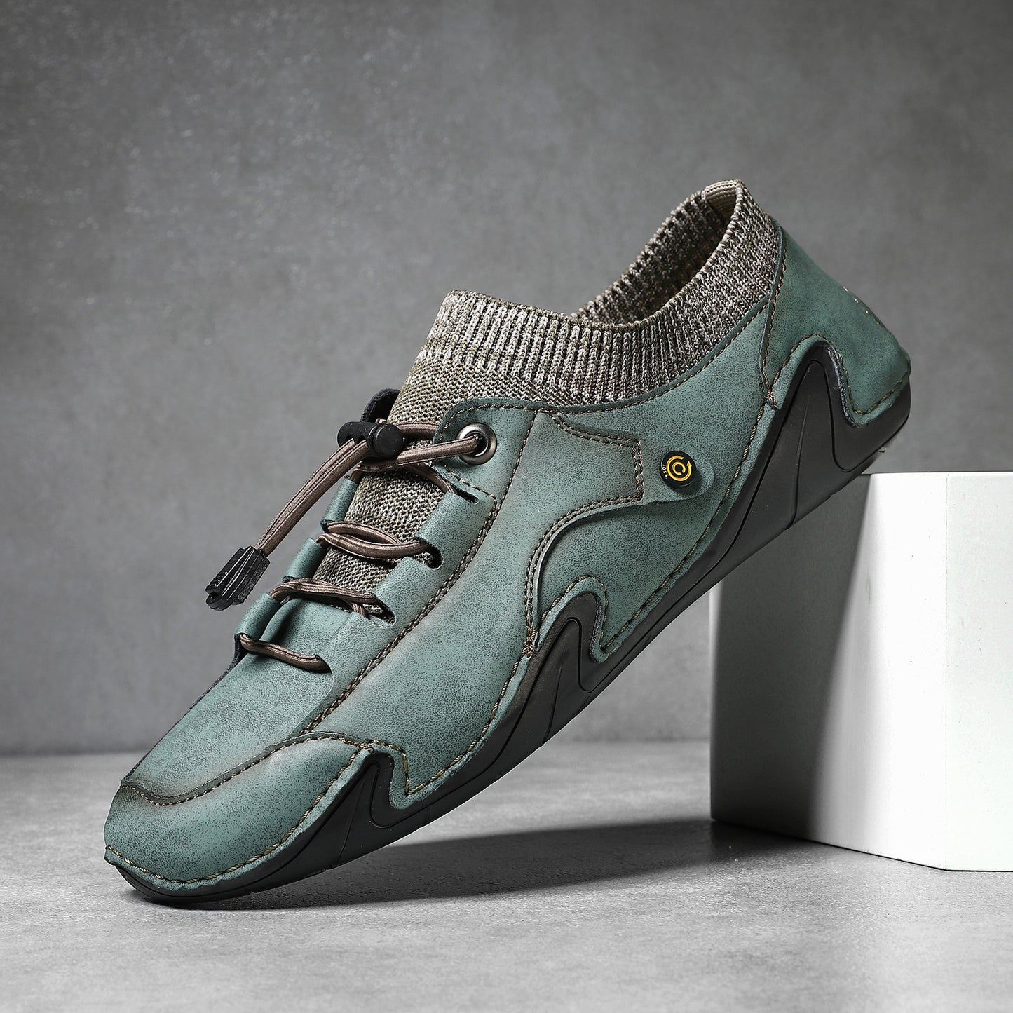 Men's Gommino Casual Leather Shoes Men's Soft Bottom Octopus Outdoor Driving Shoes Men's