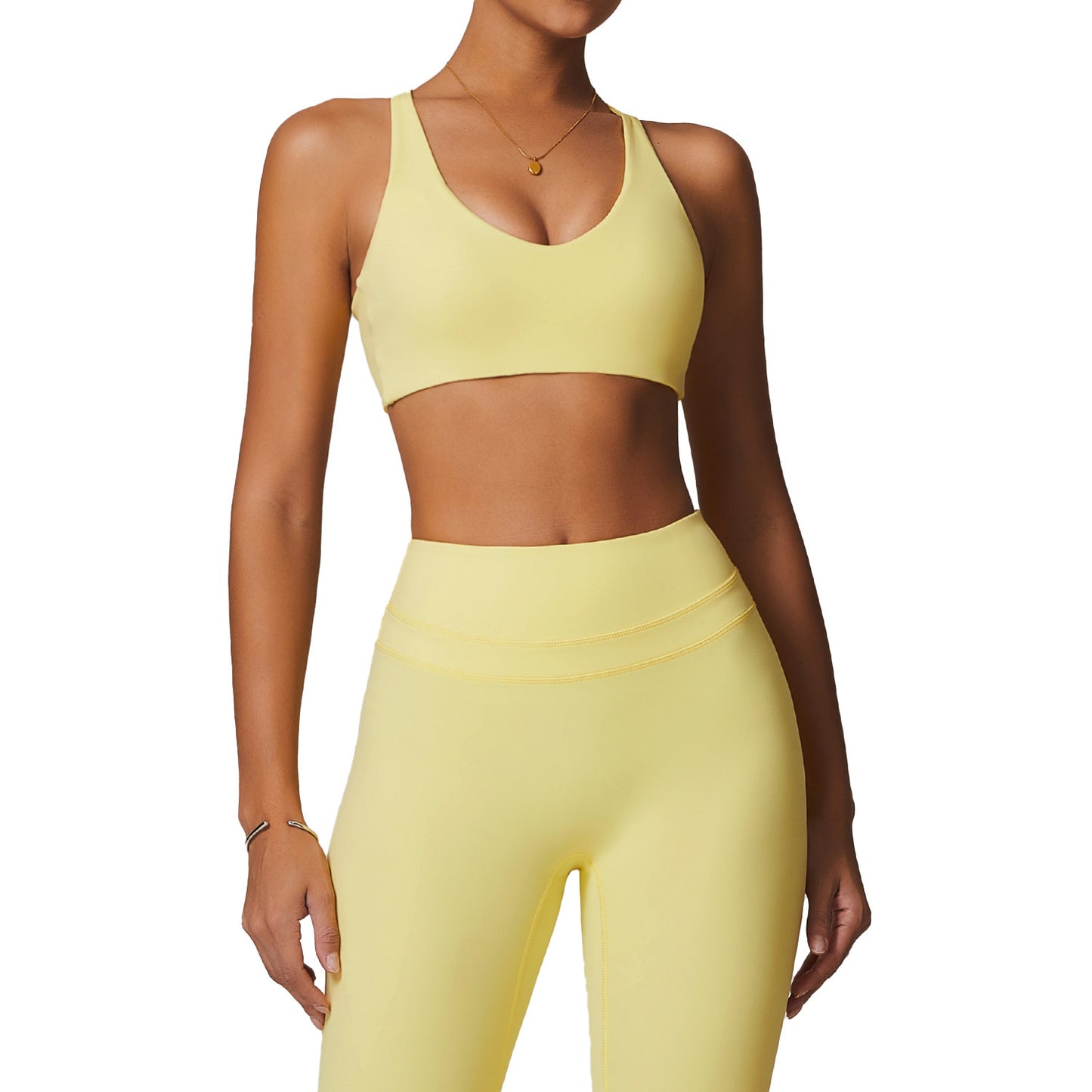 Brushed Tight Back Yoga Bra For Women
