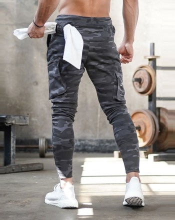Brother Sports Overalls Men's Camouflage Fitness Pants