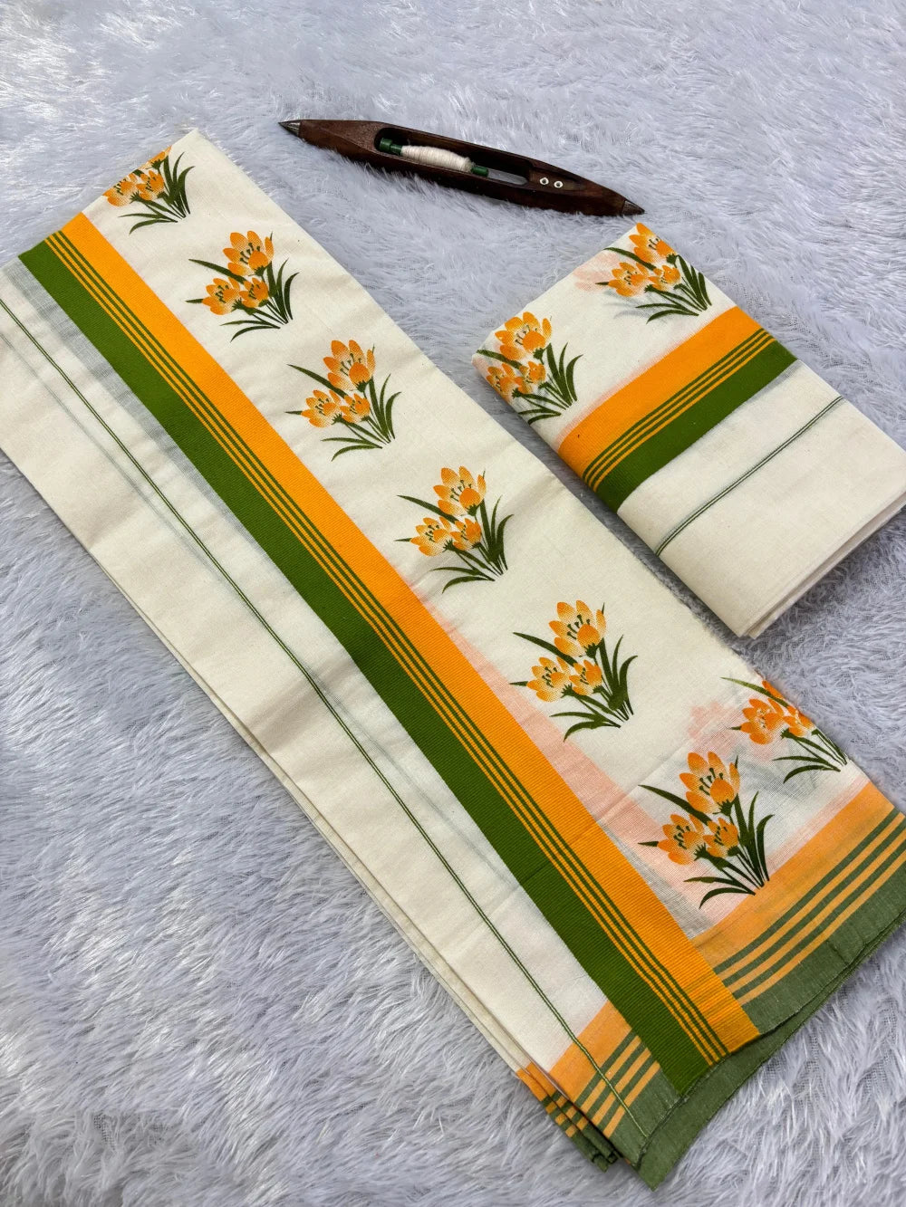 Kerala Set Mundu – Premium Cotton(VH1036C)
