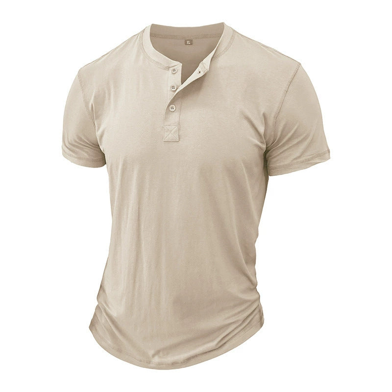 Men's Short-sleeved T-shirt With Round Neck