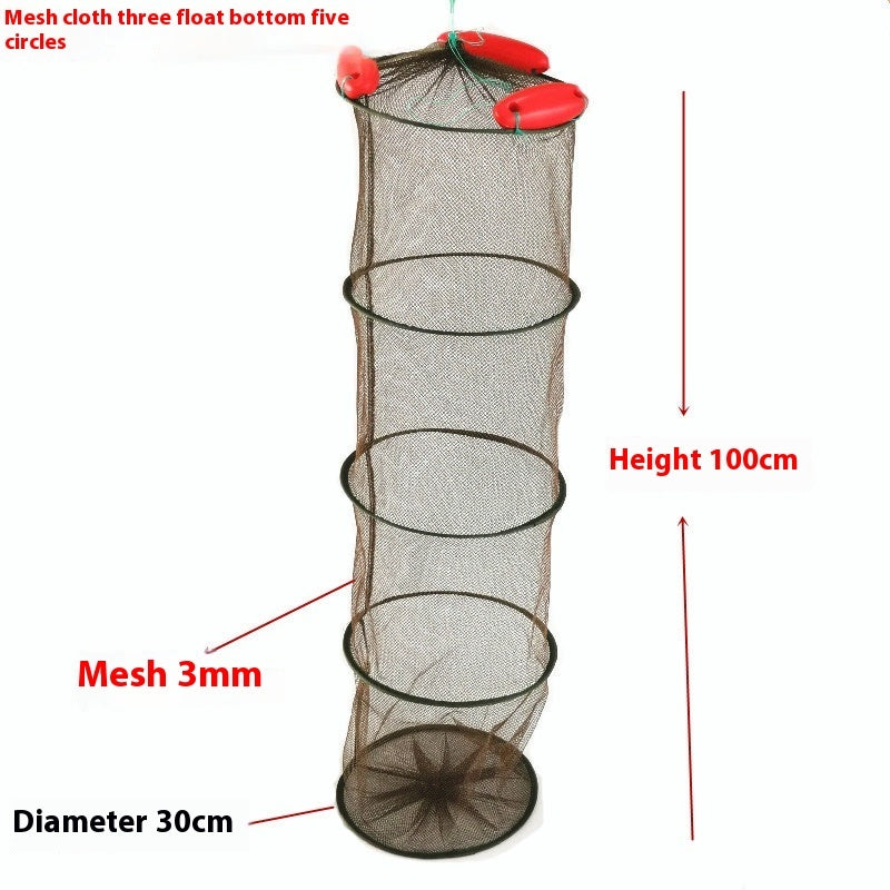 Basket Shrimp Cage – Fish & Shrimp Breeding Protection Mesh – Durable Aquatic Trap for Ponds, Tanks & Aquaculture