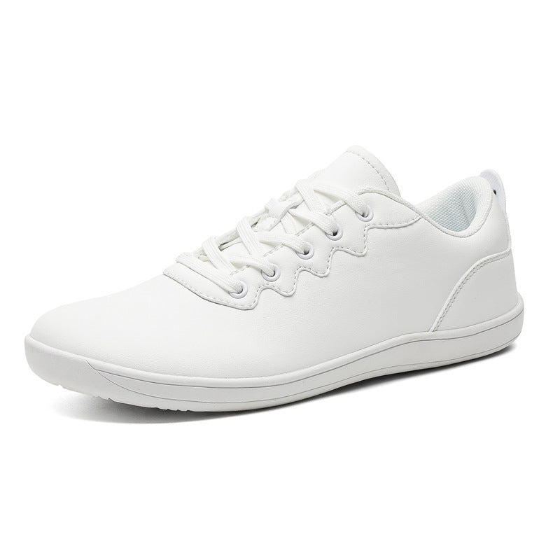 Outdoor Sneakers Low-top Lace-up Leather Surface Casual Shoes