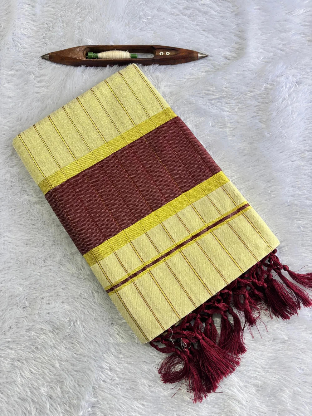 ✨ Golden Tissue Saree – Premium Quality | 6.25 Meters (VH1055D)