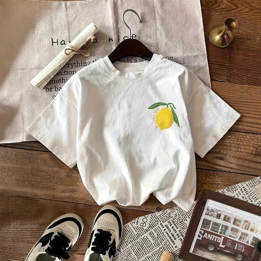 Summer Short-sleeved T-shirt For Men And Women Niche Top