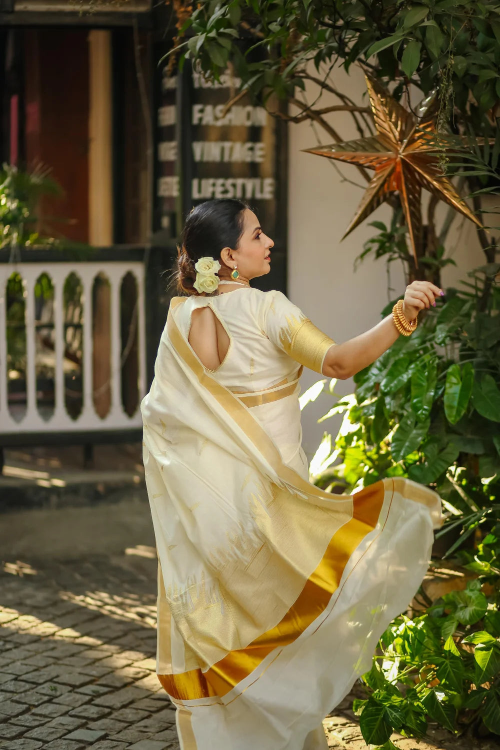 Premium Kerala Cotton Saree(VH1041)
