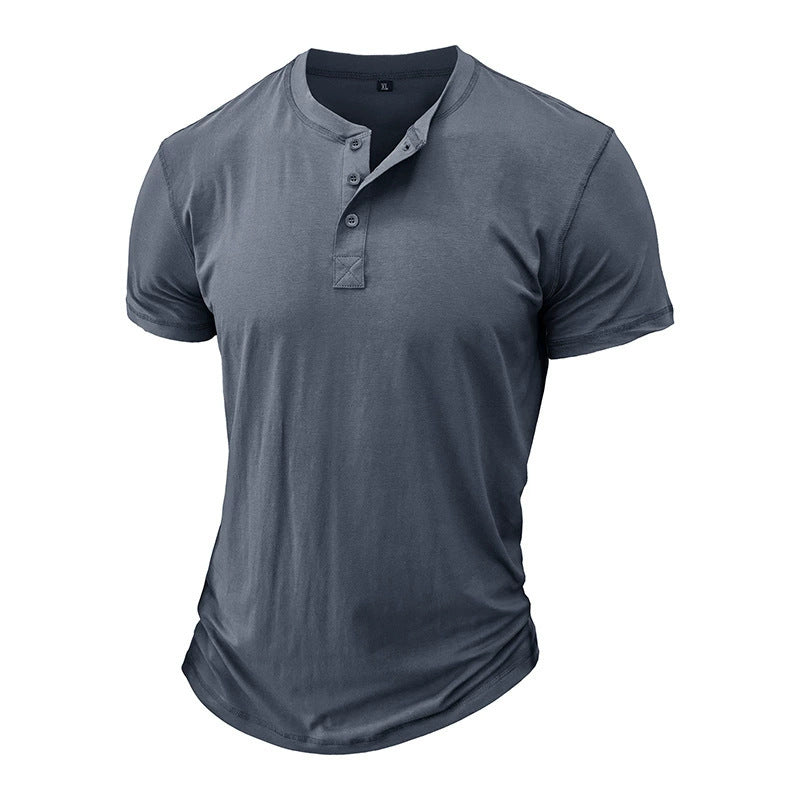 Men's Short-sleeved T-shirt With Round Neck