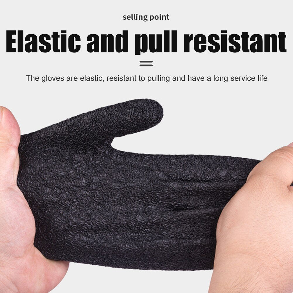 Professional Anti-Slip Fishing Gloves – Puncture & Cut Resistant – Left/Right Hand – Latex Grip for Catching Fish, Hunting & Outdoor Use