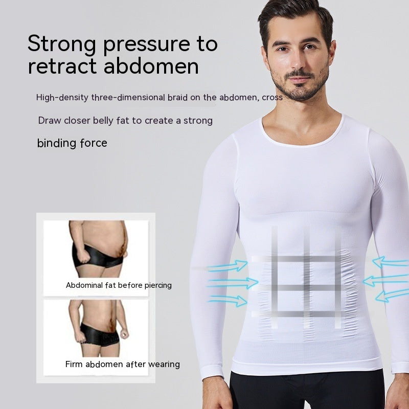 Men's Fashion Casual Body Shaping Long Sleeve
