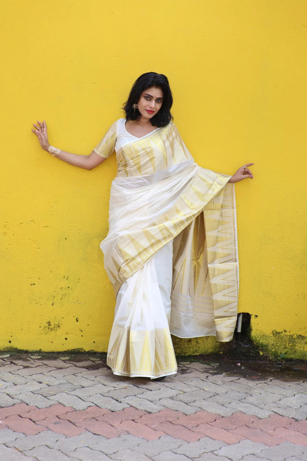 Premium Cotton Saree – 6.25 Meters | Soft & Breathable (VH1056)