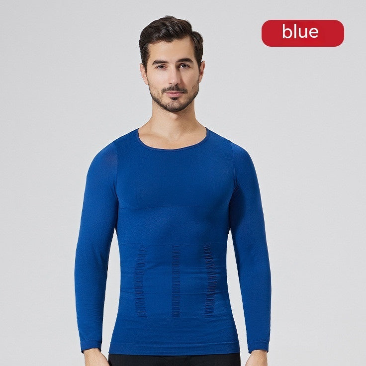 Men's Fashion Casual Body Shaping Long Sleeve