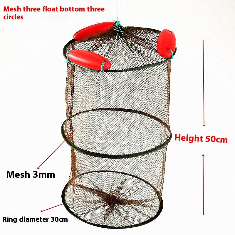 Basket Shrimp Cage – Fish & Shrimp Breeding Protection Mesh – Durable Aquatic Trap for Ponds, Tanks & Aquaculture