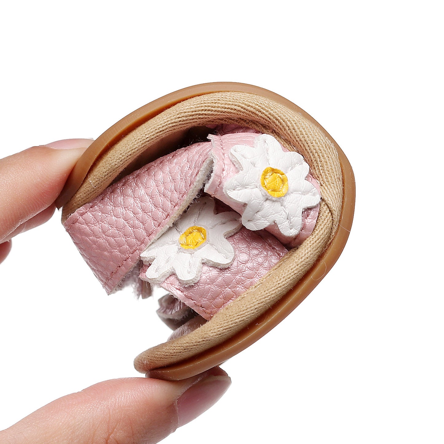 Girls' Sandals With Cross Strap Floral