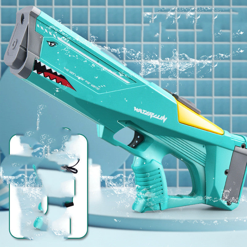 Automatic  Electric Water GunToys Shark High Pressure Outdoor Summer Beach Toy Kids Water Fight Pool Party Water Toy