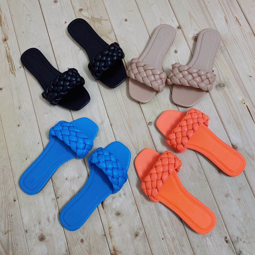 Sponge Woven Slippers Sandals Summer Women's Sandals