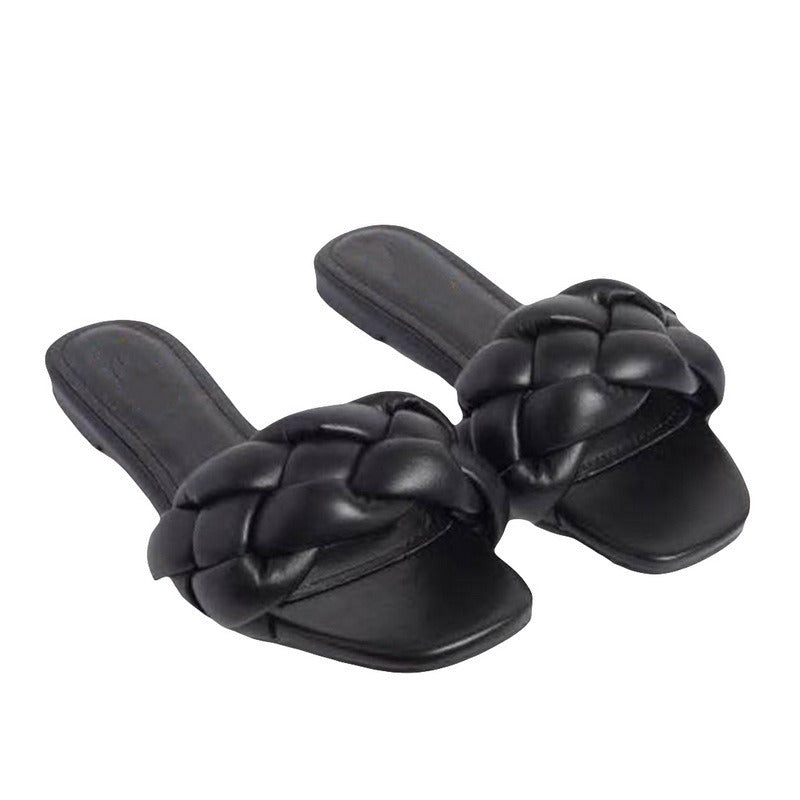 Sponge Woven Slippers Sandals Summer Women's Sandals