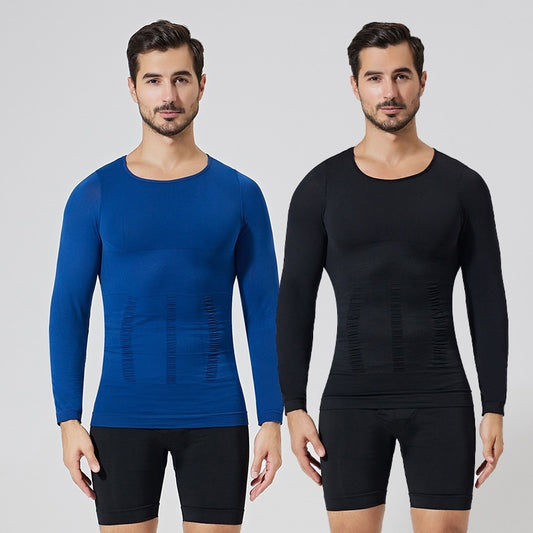 Men's Fashion Casual Body Shaping Long Sleeve