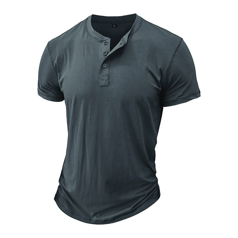 Men's Short-sleeved T-shirt With Round Neck