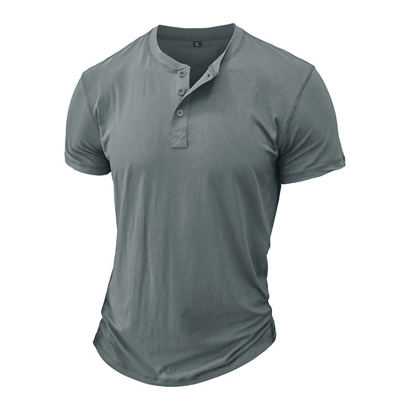 Men's Short-sleeved T-shirt With Round Neck