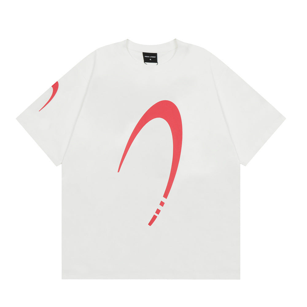 Fashion Letter Cotton T-shirt Summer Men