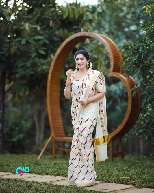 Premium Cotton Saree – 6.25 Meters (VH1020B)