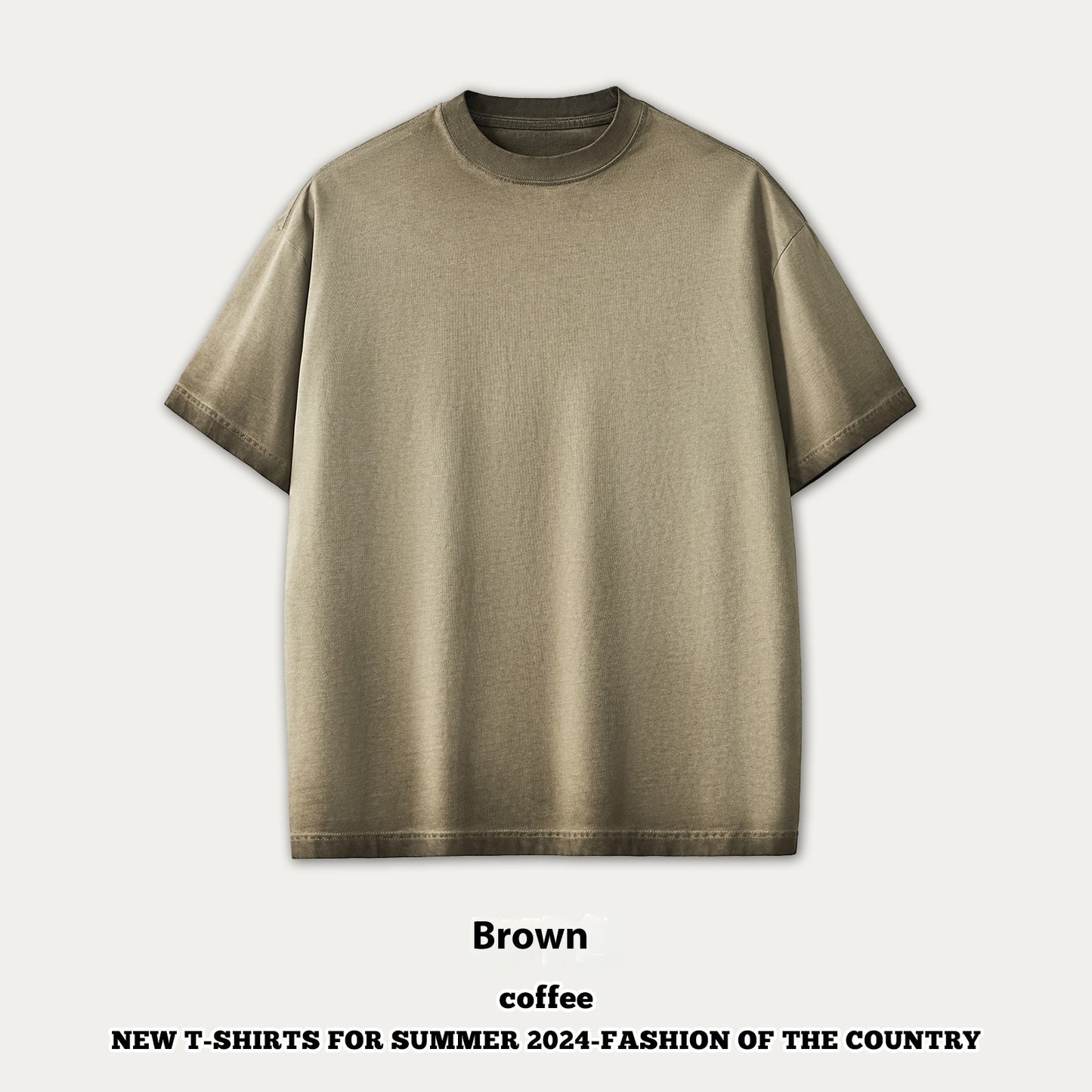 Street Dopamine Pure Cotton Washed Old Short Sleeve