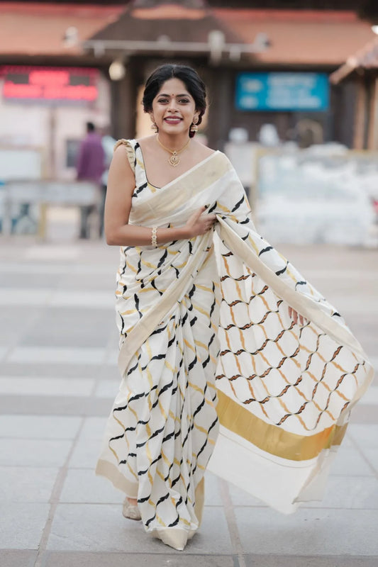 Premium Cotton Saree – 6.25 Meters(VH1020A)