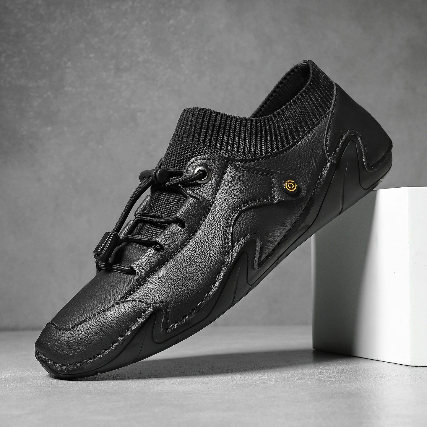 Men's Gommino Casual Leather Shoes Men's Soft Bottom Octopus Outdoor Driving Shoes Men's