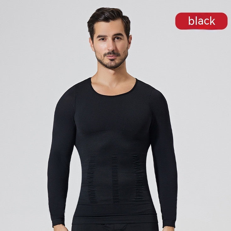 Men's Fashion Casual Body Shaping Long Sleeve