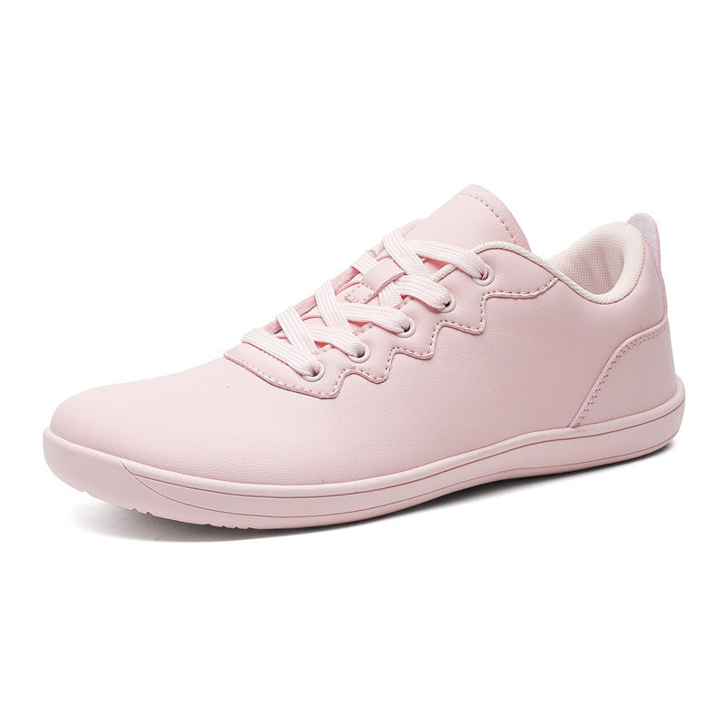 Outdoor Sneakers Low-top Lace-up Leather Surface Casual Shoes