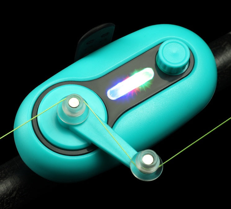 Electronic Fishing Bite Alarm – LED Light & Sound Alert – Rod Attachment Fish Bite Indicator