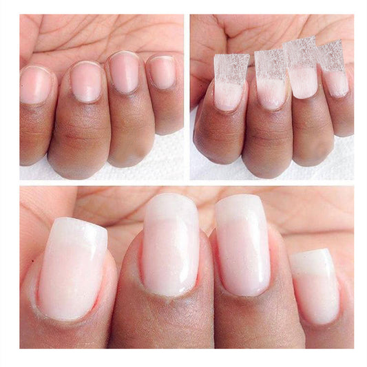 Nail Extension Fiber Set Nail Extension Gel Repair Liquid Paper-free Support Sheet