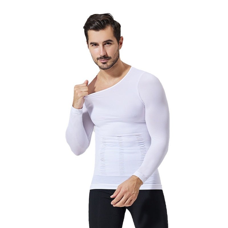 Men's Fashion Casual Body Shaping Long Sleeve