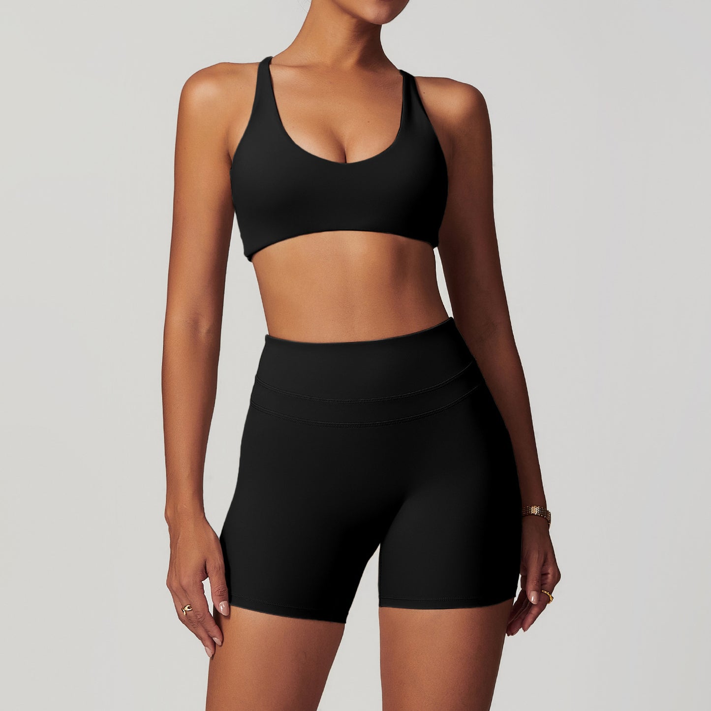 Brushed Tight Back Yoga Bra For Women