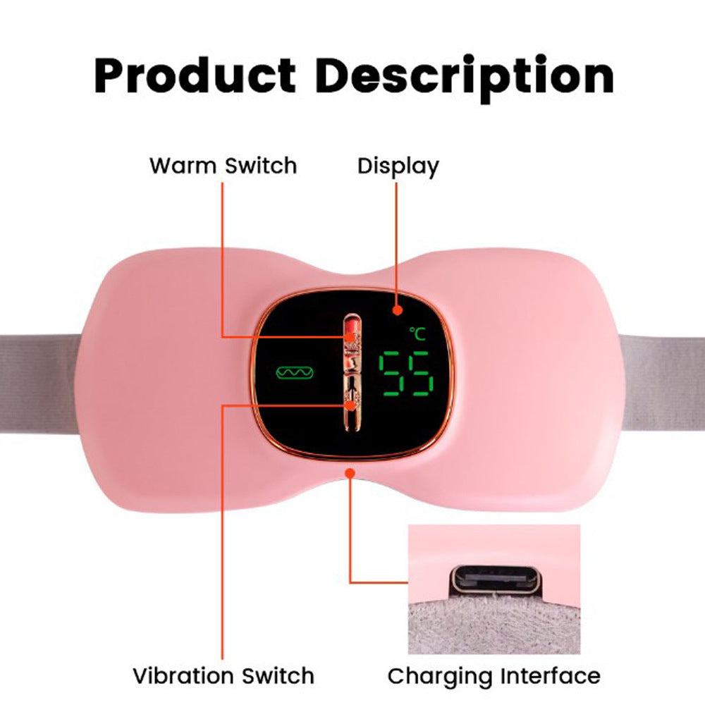 Female Menstrual Period Dysmenorrhea Massage Warming Belt