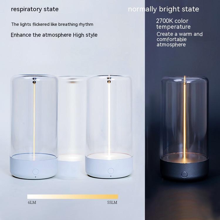 New LED Camping Light Type-c Rechargeable Portable Night Light With High Transparency And Anti Drop Creative Atmosphere light