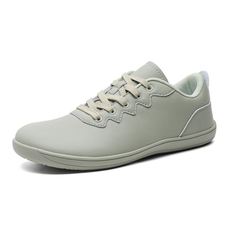 Outdoor Sneakers Low-top Lace-up Leather Surface Casual Shoes