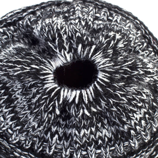 Personalized Women's Ponytail Knitted Wool Hat