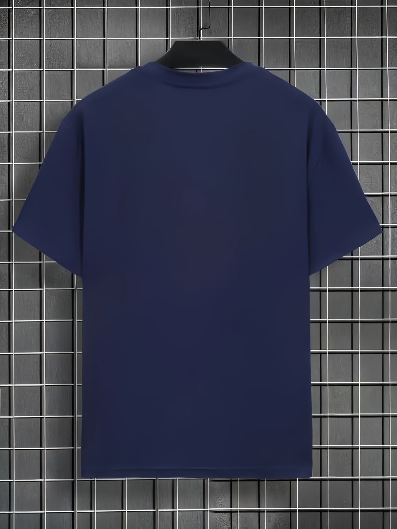 Men's V-neck T-shirt Smooth Black