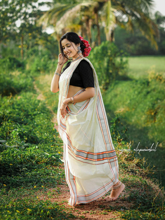 Premium cotton Kerala saree ( VH1032)