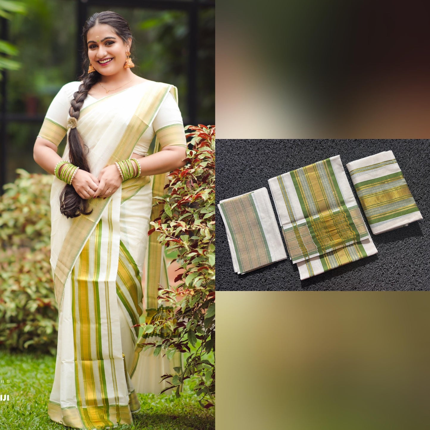Manve Premium Kara Kasavu Set Mundu – Cotton
