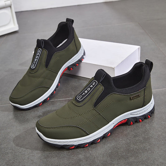 Men's Shoes Autumn And Winter Slip-on Lazy Shoes Non-slip Walking Shoes Soft Bottom Lightweight Sneaker