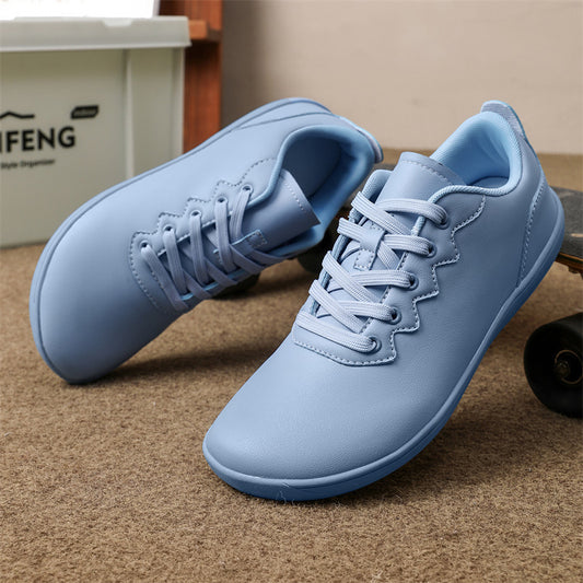 Outdoor Sneakers Low-top Lace-up Leather Surface Casual Shoes
