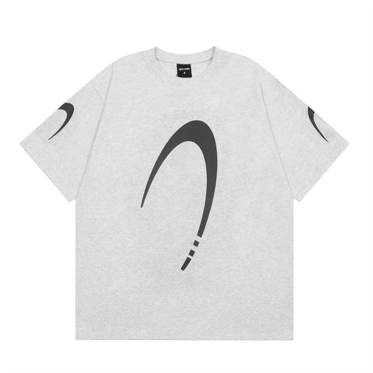 Fashion Letter Cotton T-shirt Summer Men